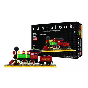 Nanoblock Steam Locomotive 4-4-0 Kit - Image 2