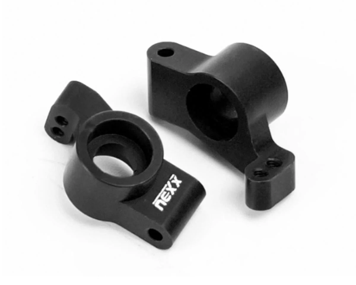 NEXX Racing Losi Micro-B Aluminum Rear Hubs (Black) (2)**