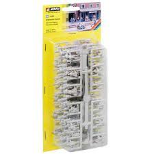 Noch HO Scale Unpainted Figures 72pcs [14985]