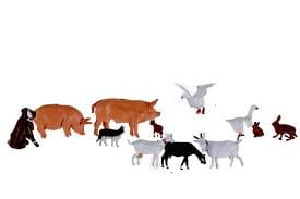 Noch 15711 HO Farm Animals 12