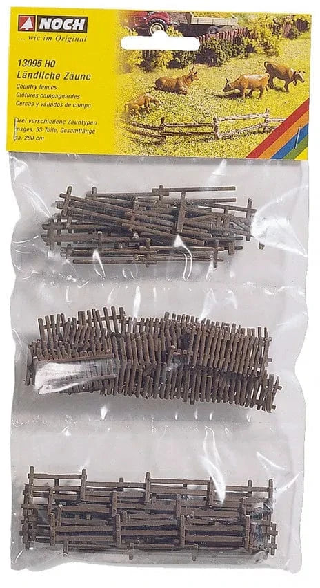 Noch HO Scale Rural Fences - 290cm [13095] - Image 2