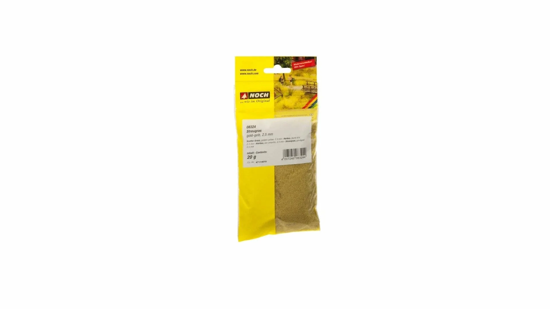 Noch Scatter Grass - Golden Yellow 2.5mm 20g [08324]