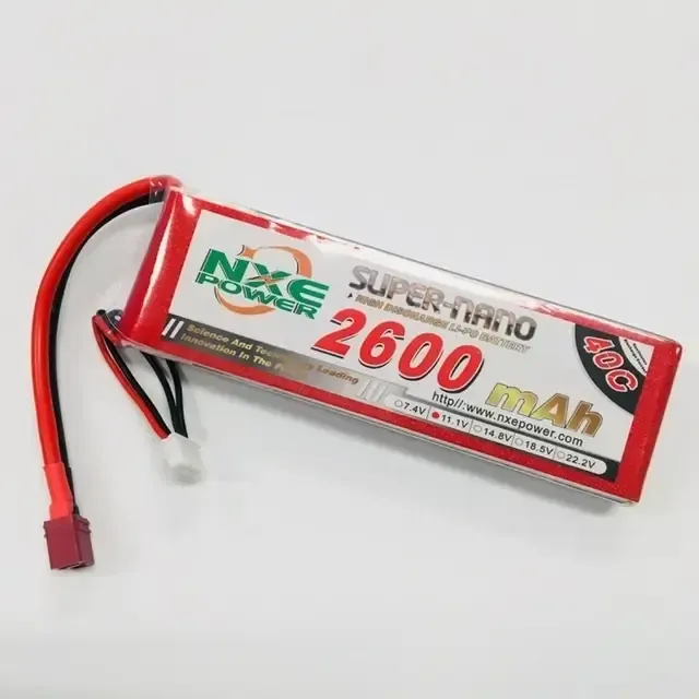 NXE 2600mah 3S 11.1v 40c Softcase Lipo Battery - Deans