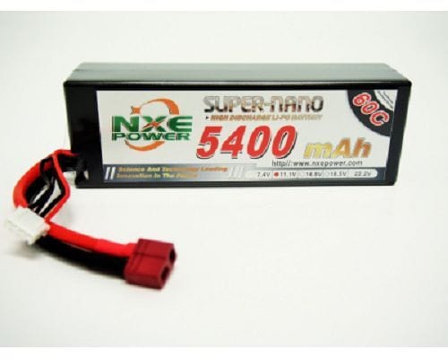 NXE 5400mah 3S 11.1v 60cHardcase Lipo (Deans)