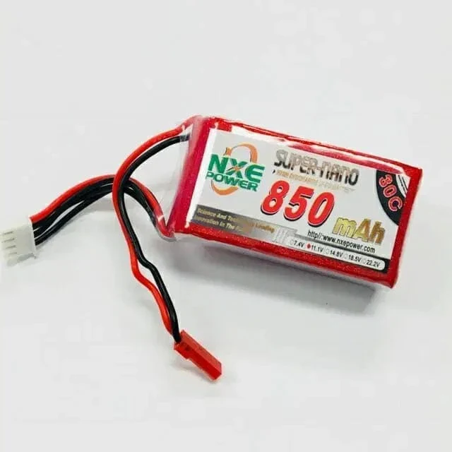 NXE 850mah 3S 11.1v 30C Softcase Lipo Battery - JST