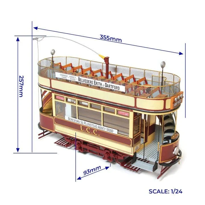 OcCre 1/24 London Tram Model Kit - Image 2