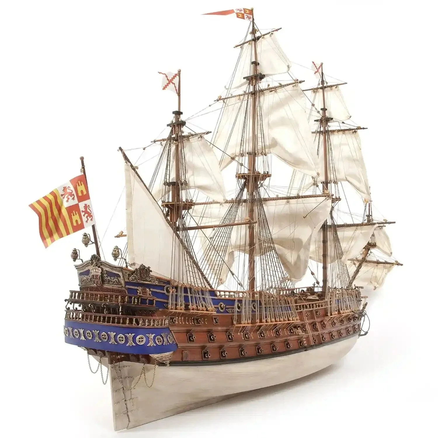 OcCre 1/86 San Felipe Wooden Model Ship Kit [15002] - Image 4