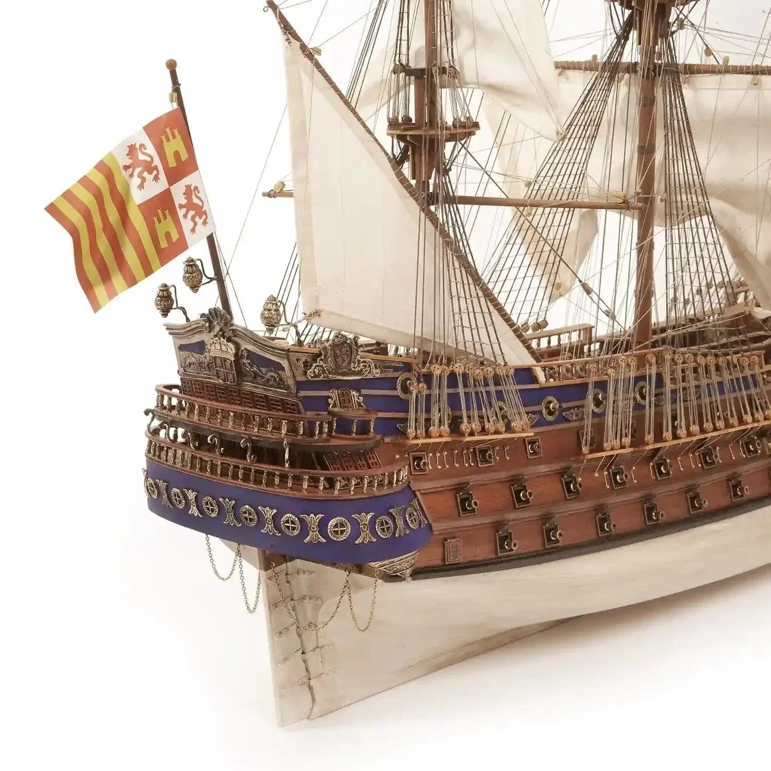 OcCre 1/86 San Felipe Wooden Model Ship Kit [15002] - Image 5
