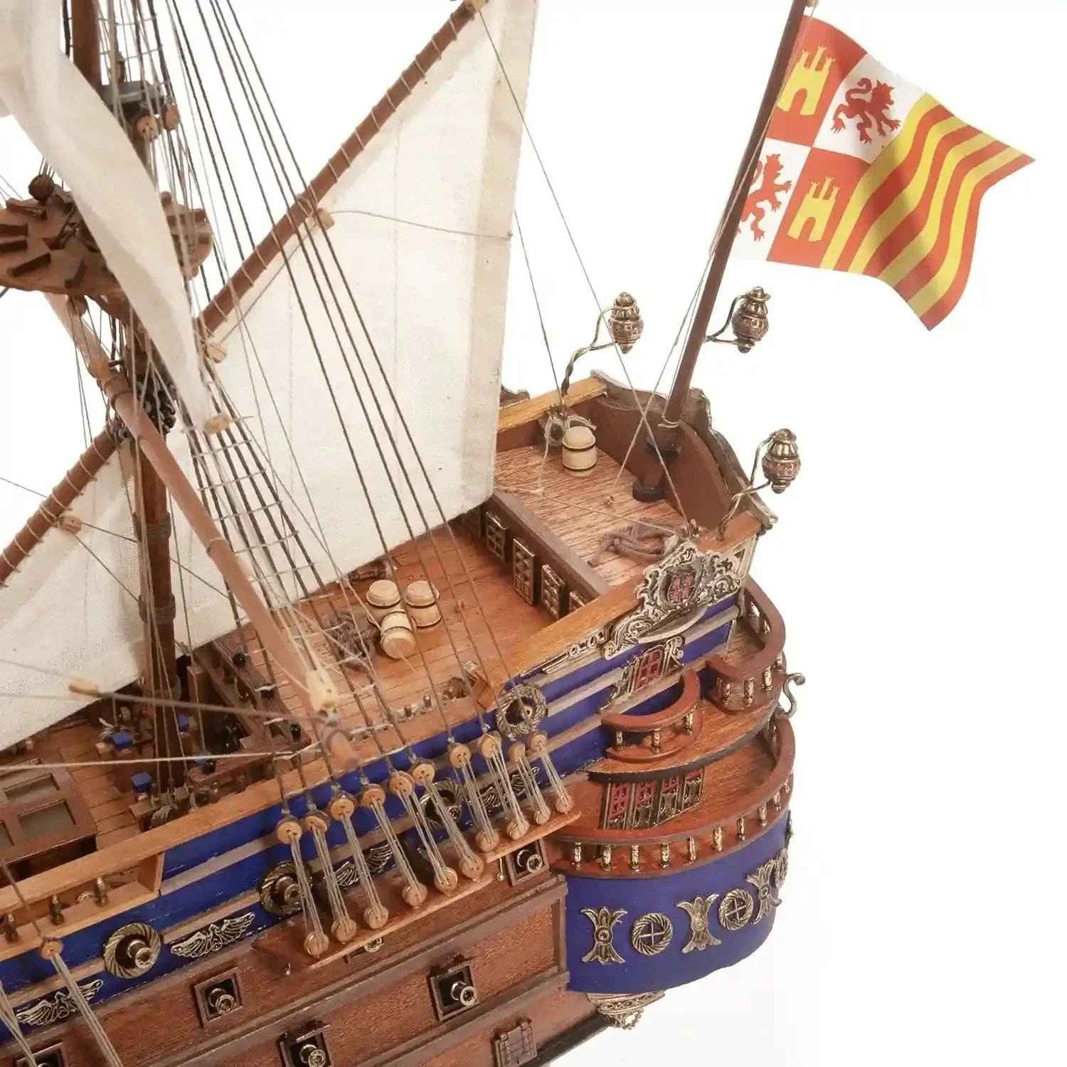 OcCre 1/86 San Felipe Wooden Model Ship Kit [15002] - Image 6