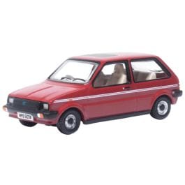Oxford 1/76 Austin Mini Metro Emberglow (Princess Diana) (OO Scale)