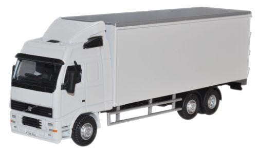 Oxford 1/76 White Volvo Fh Box Lorry (OO Scale)**