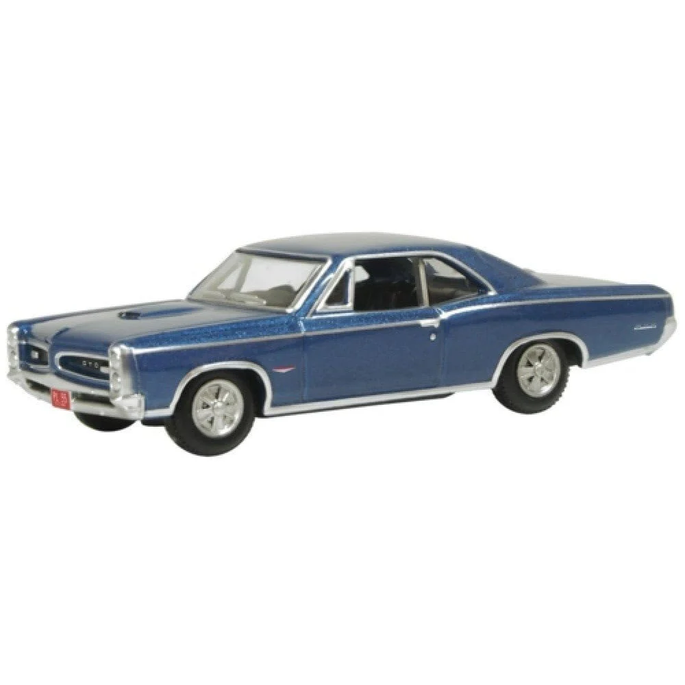 Oxford 1/87 Pontiac Gto 1966 Fontaine Blue (HO Scale)