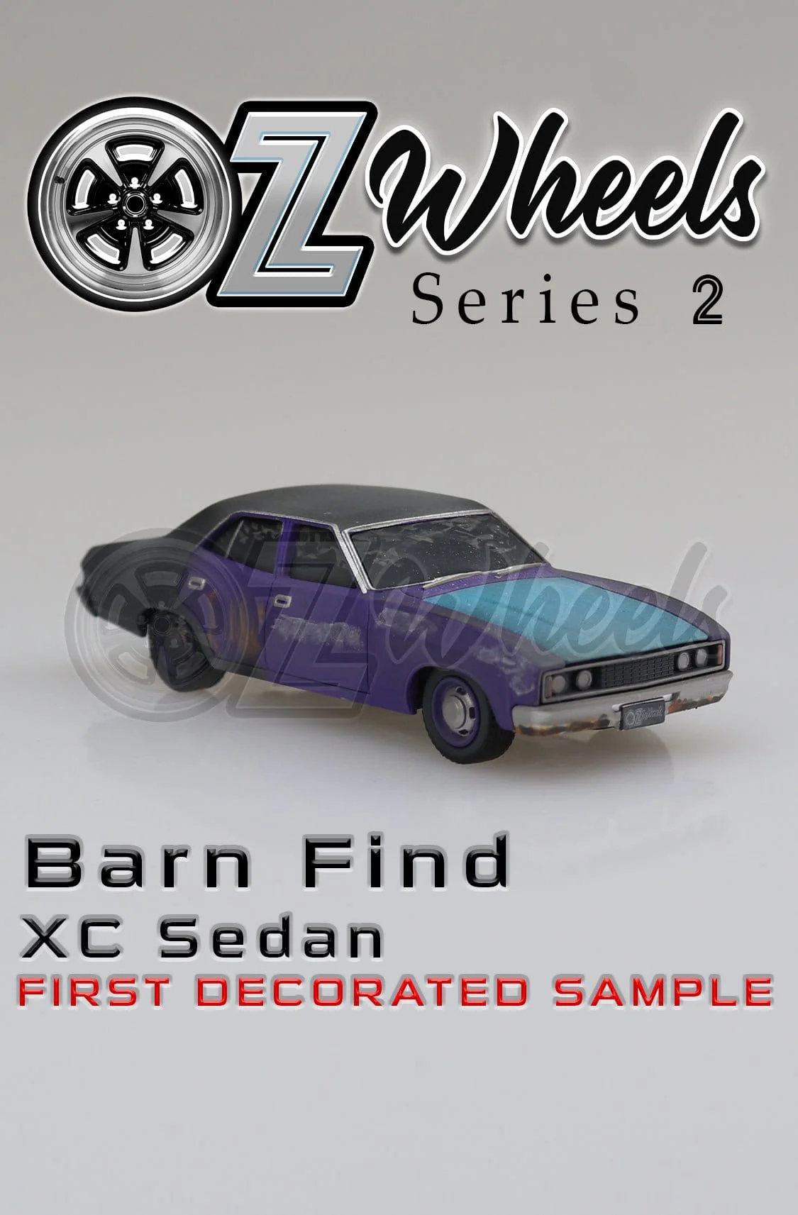 Oz Wheels 1/64 Ford XC Sedan Barn Find Diecast Model (Series 2)**