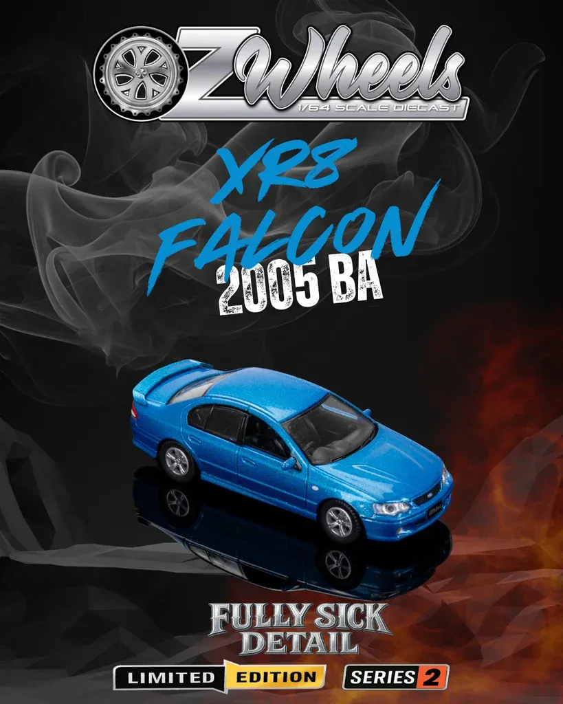 Oz Wheels 1/64 FSD R2 2005 Ford BA Falcon XR8 - Blue