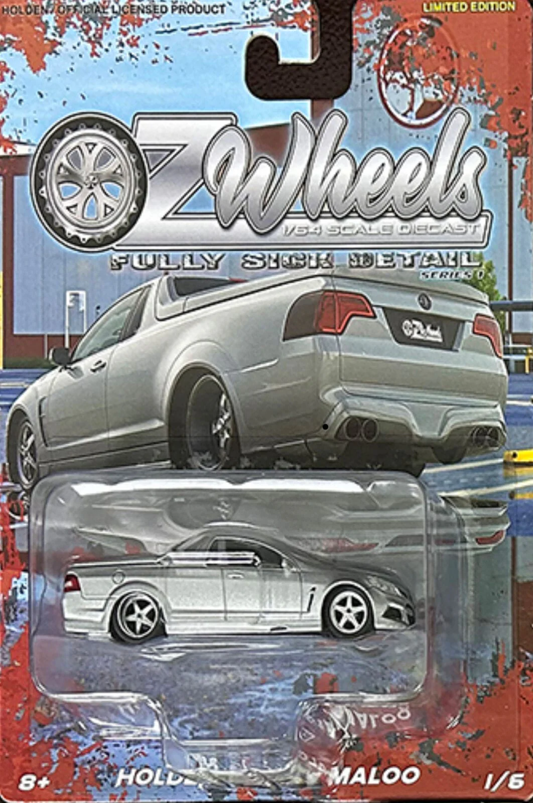 Oz Wheels 1/64 Holden VF Maloo Diecast Model - Image 2