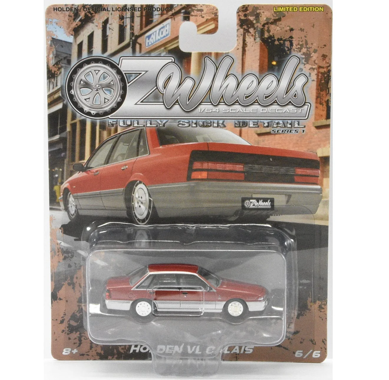 Oz Wheels 1/64 Holden VL Calais Diecast Model - Image 2
