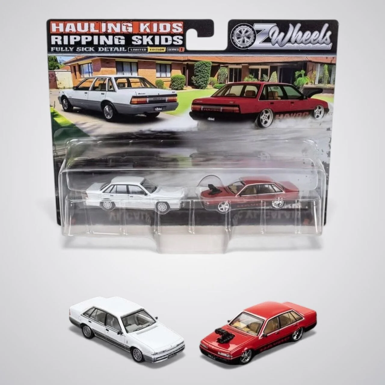 Oz Wheels 1/64 Holden VL Calais Twin Pack