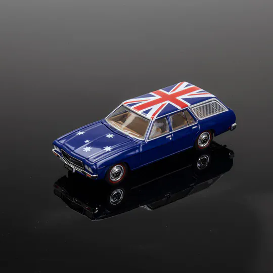 Oz Wheels 1/64 HQ Prem Wagon - Australia Day Diecast Model Car