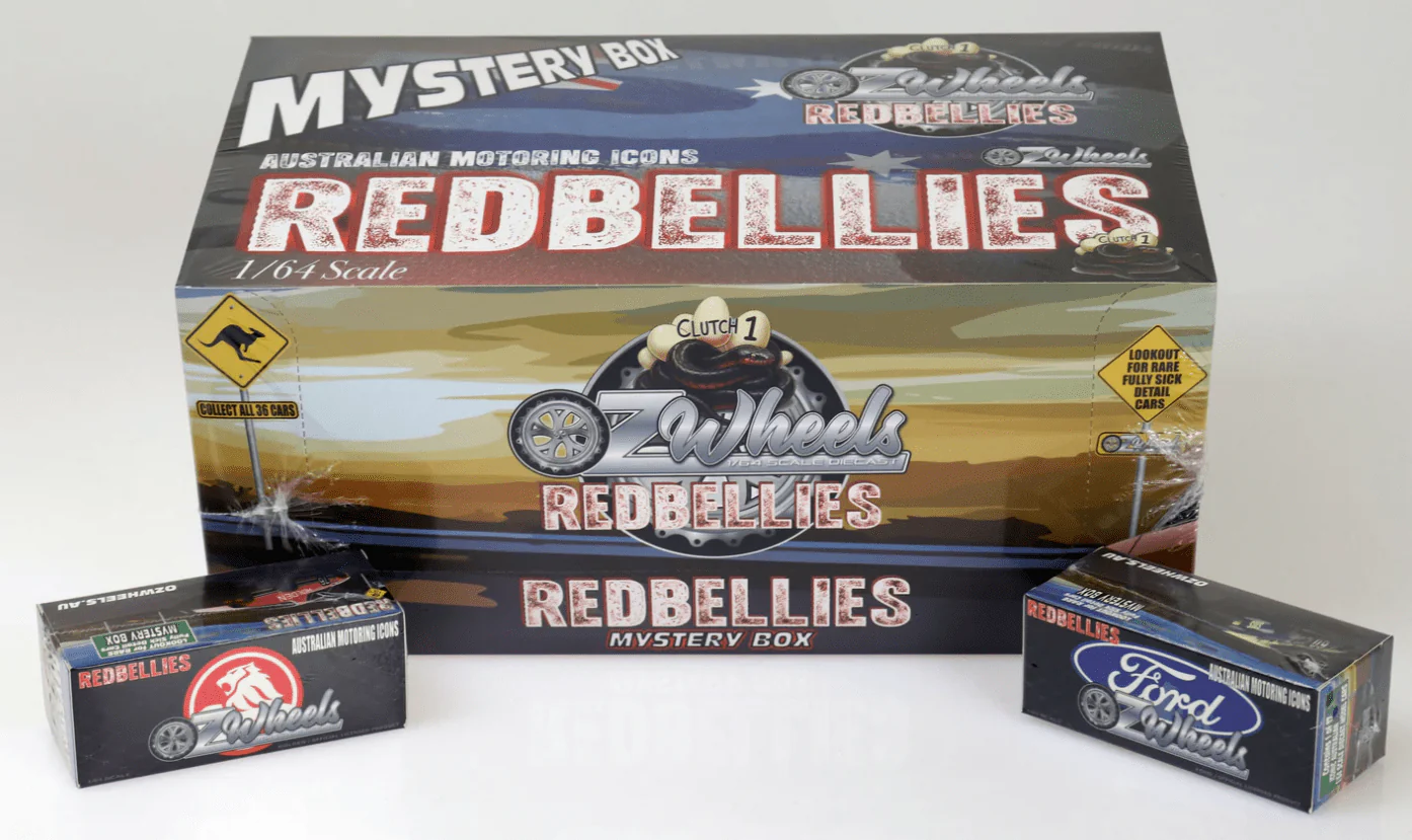 OZ Wheels Red Bellies Mystery Boxes - Sealed 36pc Box
