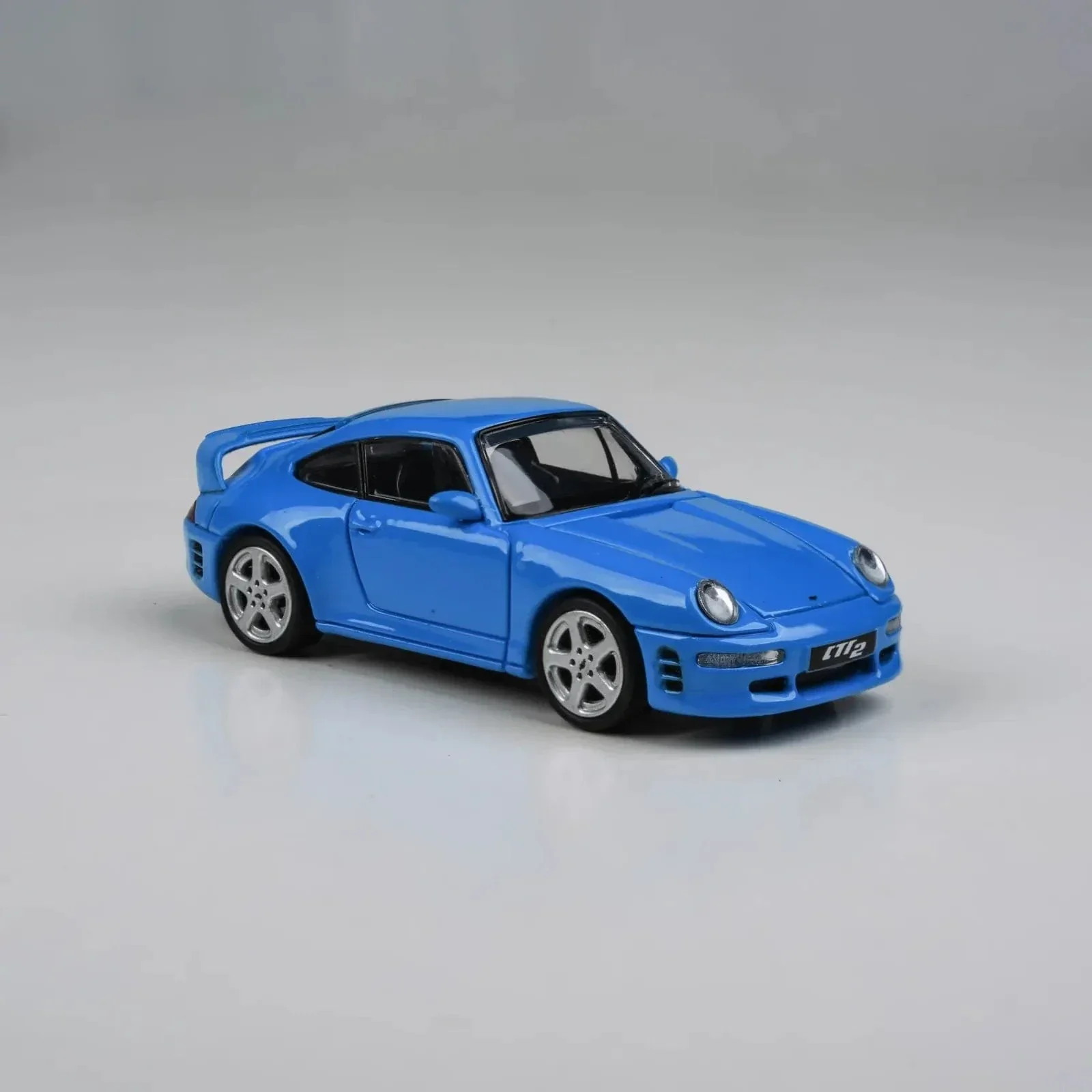 Para64 1/64 1995 RUF STR2 Mexico Blue RHD Diecast Model Car - Image 2