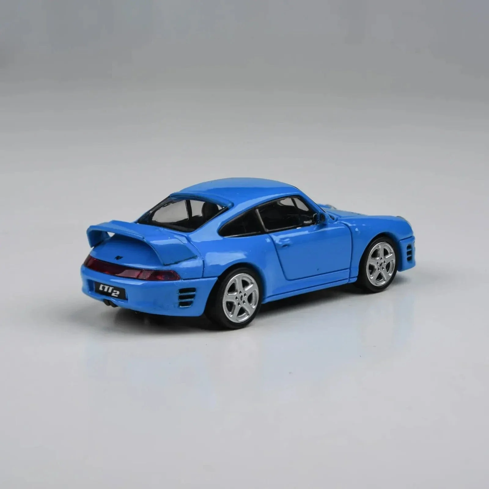 Para64 1/64 1995 RUF STR2 Mexico Blue RHD Diecast Model Car - Image 3