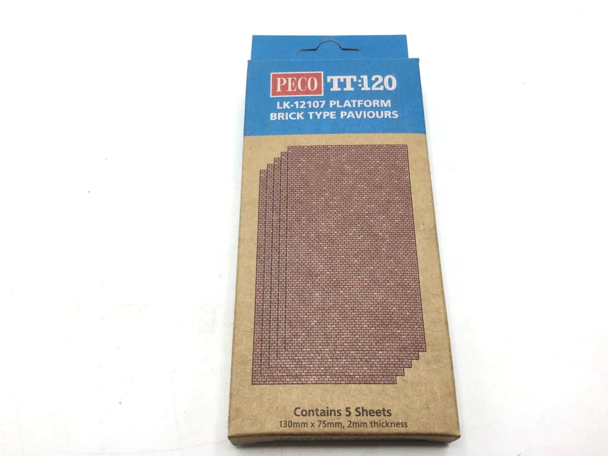 Peco LK12107 TT Scale Platform Brick Paviours Kit** - Image 2