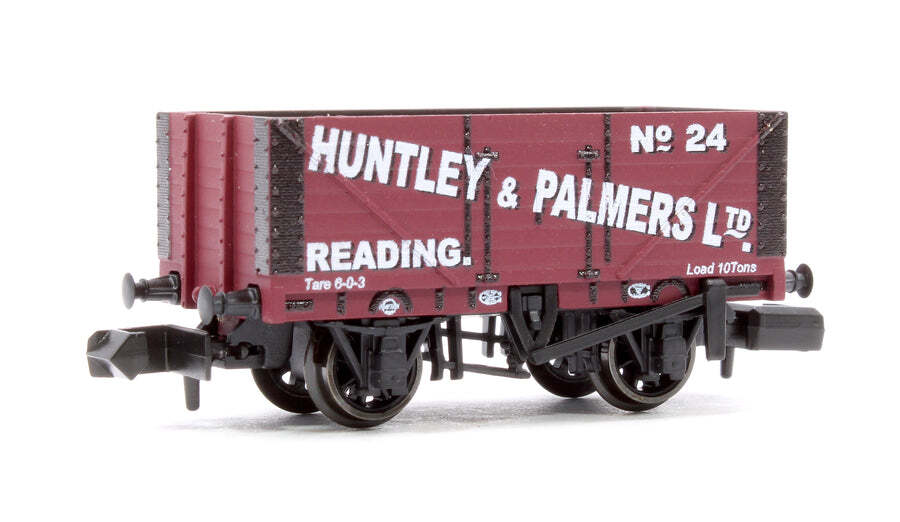 Peco N Scale 9ft 7-Plank Open Wagon Huntley And Palmers No.24 [NR7010P]