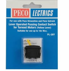 Peco PL-26Y Passing Contact Switch Yellow - Image 2