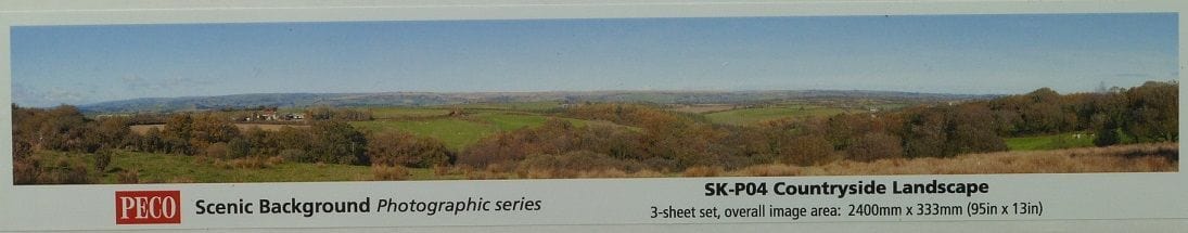 Peco SK-P04 Scenic Background Photographic Series Countryside Landscape