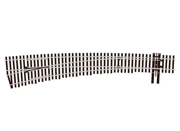 Peco SL-8377 HO Code 83 #7 Left Hand Curved Insulfrog Point**