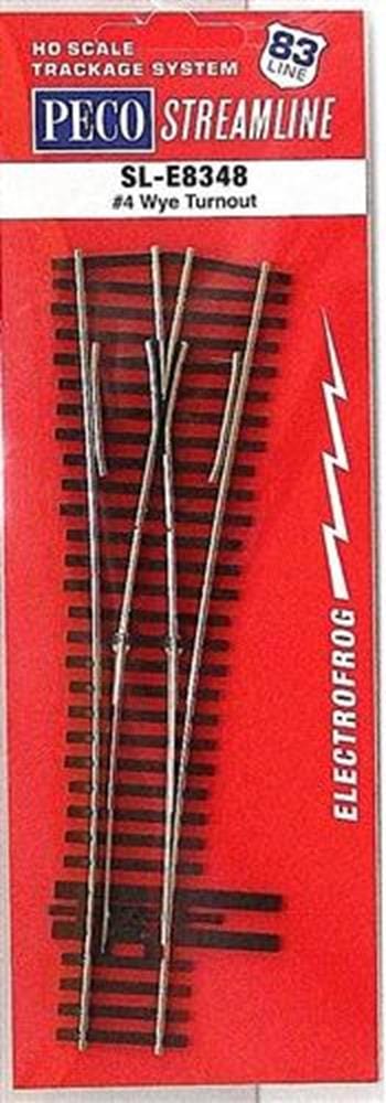 Peco SL-E8348 HO Code 83 #4 Wye Electrofrog Point** - Image 2