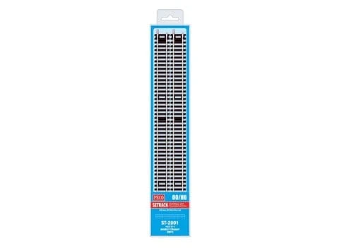 Peco ST-2001 HO/OO Code 100 Double Straights (8pcs)
