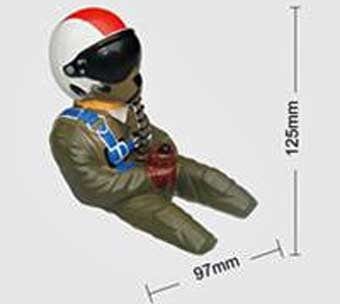 Phoenix Painted 1/6 Jet Pilot With Red Helmet Visor**