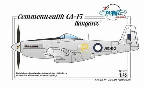 Planet 1/48 CAC CA-15 Kangaroo Resin Model Kit - Aus Decals