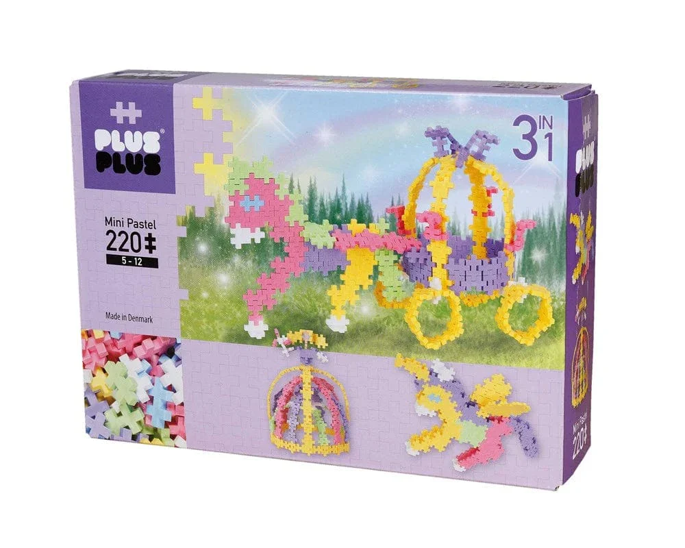 Plus-Plus - Pastel - 3 in 1 - Fairy Tale - 220 pcs**
