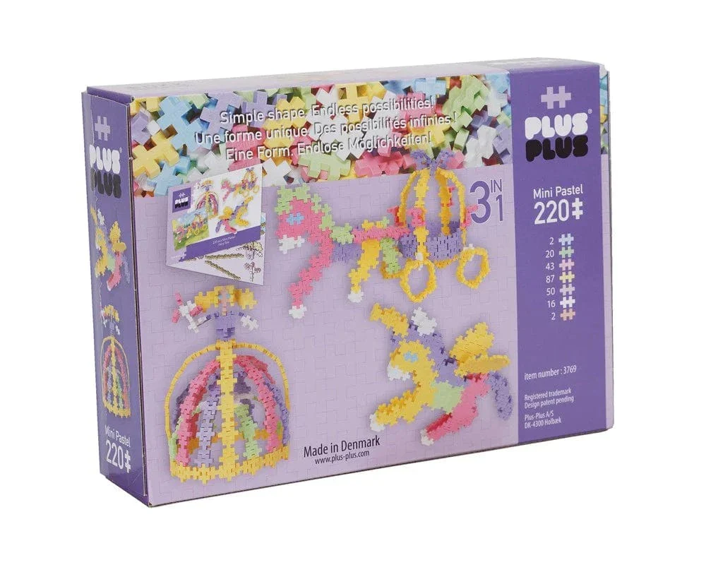 Plus-Plus - Pastel - 3 in 1 - Fairy Tale - 220 pcs** - Image 2