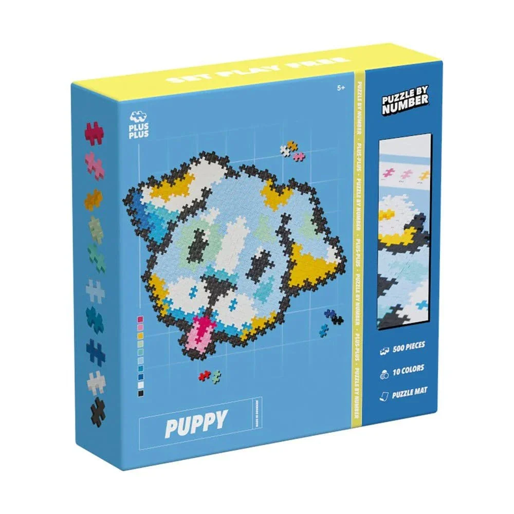 Plus-Plus Puzzle by Number Puppy 500 Pieces**