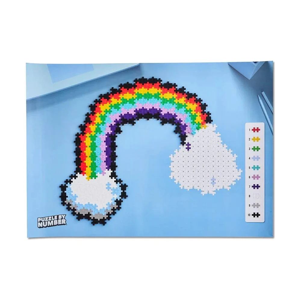 Plus-Plus - Puzzle by Number - Rainbow 500pcs** - Image 2