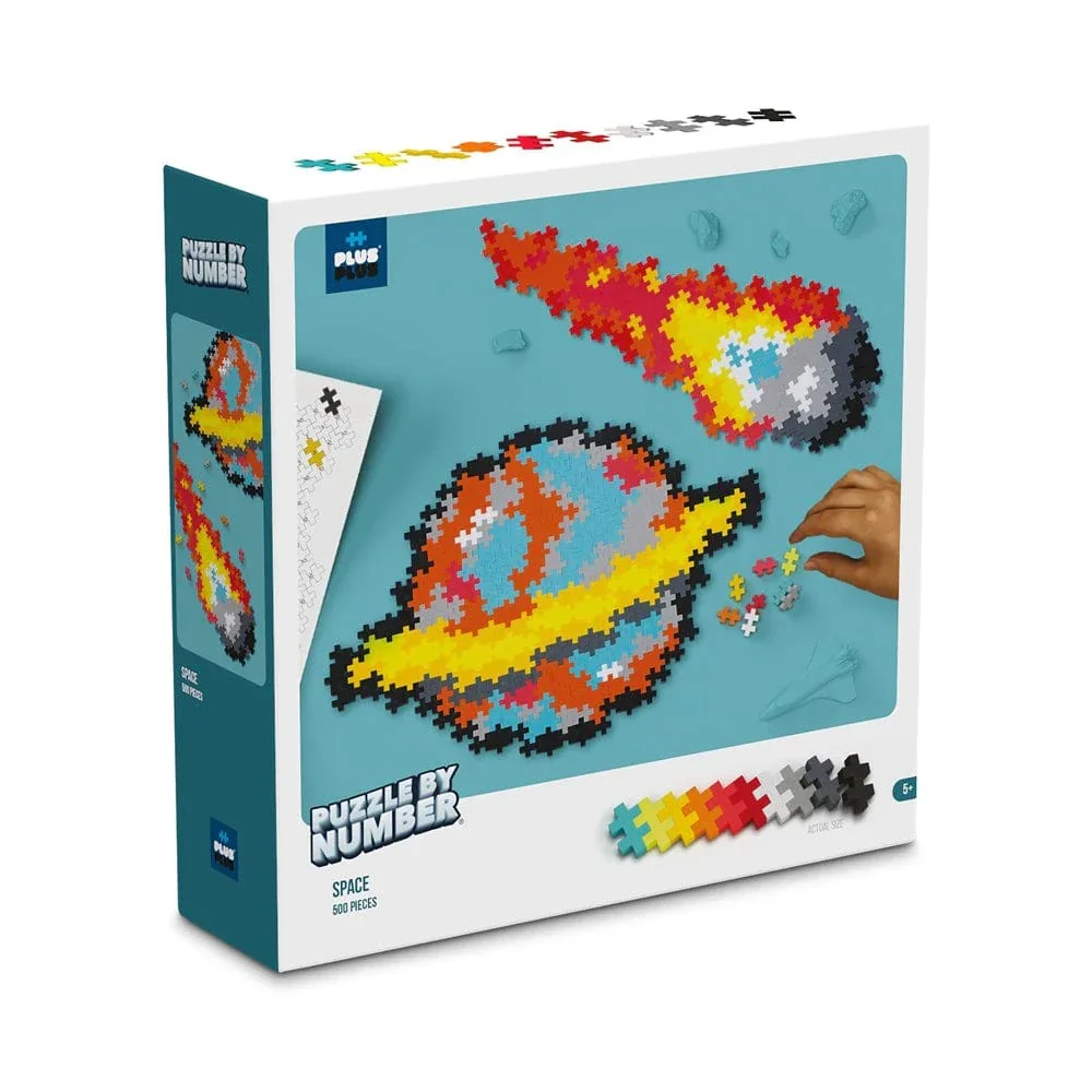 Plus-Plus - Puzzle by Number - Space 500pcs**
