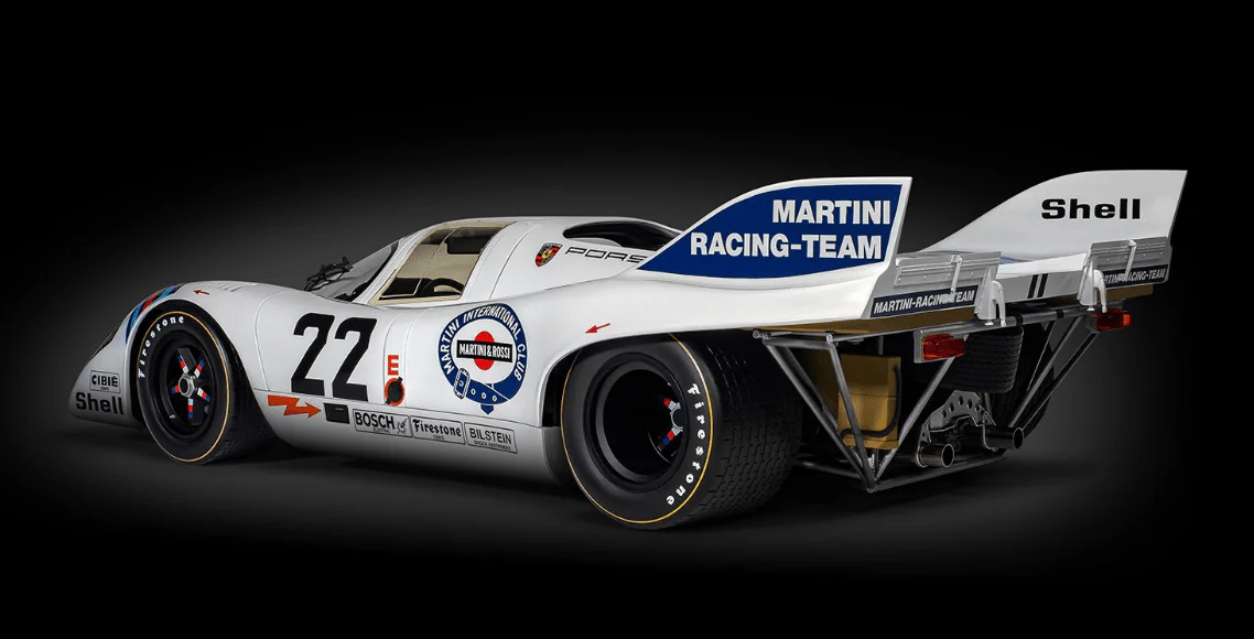 Pocher 1/8 Porsche 917KH 1971 Le Mans Winner – MARTINI Edition Diecast Model Kit [HK112] - Image 3