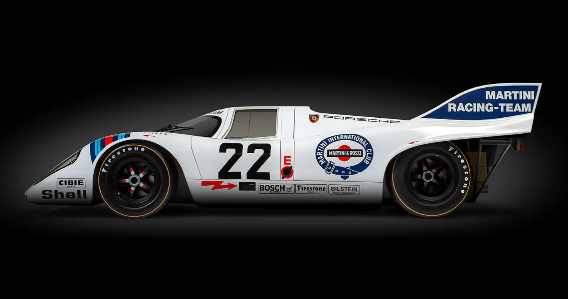 Pocher 1/8 Porsche 917KH 1971 Le Mans Winner – MARTINI Edition Diecast Model Kit [HK112] - Image 4