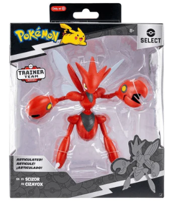 Pokemon Select 6" Super-Articulated Figure (Scizor) W11