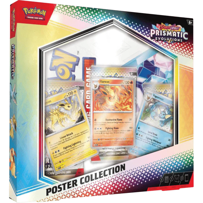 Pokemon TCG Scarlet & Violet 8.5 Prismatic Evolutions Poster Box