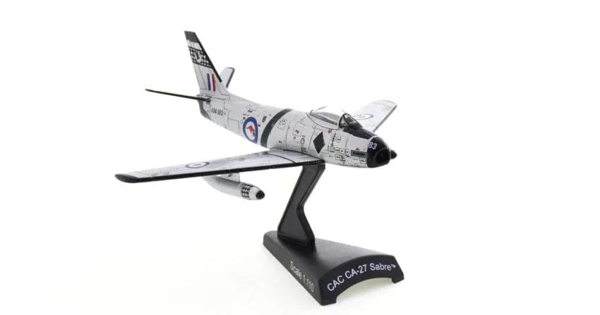 Postage Stamp 1/110 RAAF CAC-27 Sabre Diecast Model