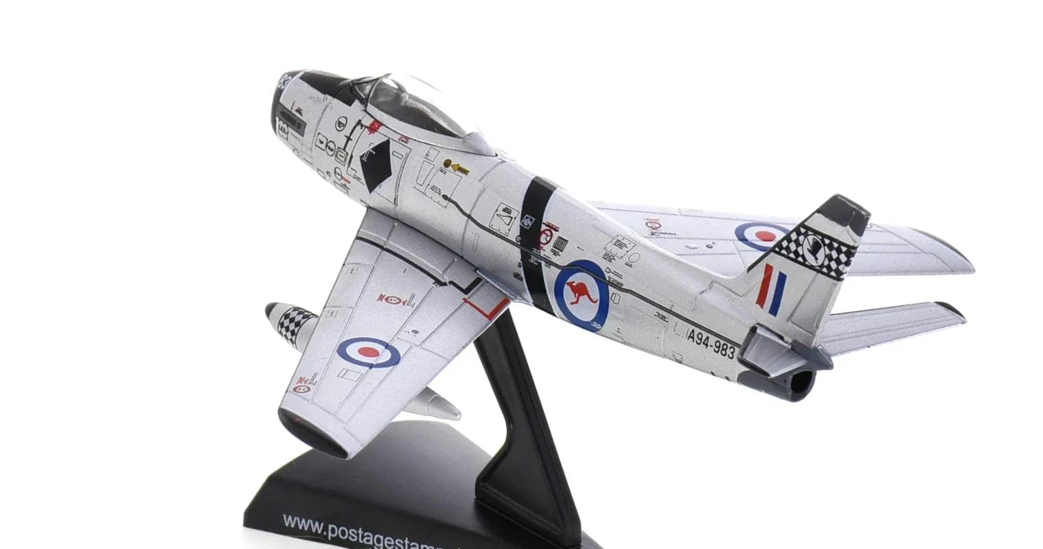 Postage Stamp 1/110 RAAF CAC-27 Sabre Diecast Model - Image 2