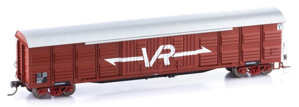 Powerline HO Scale VR VLEY Louvre Van no 986 Red [PD-208A-986]