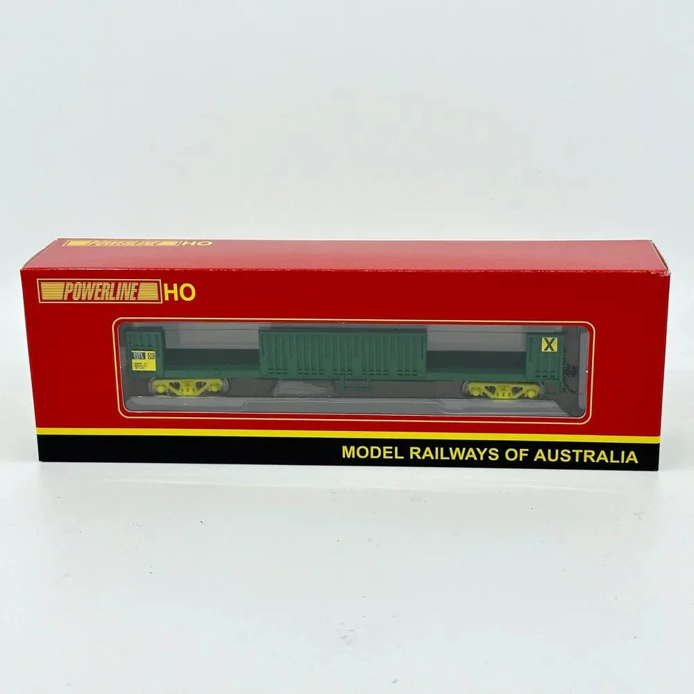 Powerline HO Scale RKBX-534H AN Green Open Wagon [PD-614C-534]