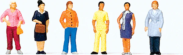 Preiser 79222 HO Standing Women**