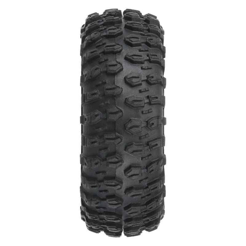 Proline 1/24 Hyrax, F/R 1.0in Tyres Mounted on Black Impulse Wheels, 4pcs, PR10194-10 - Image 2
