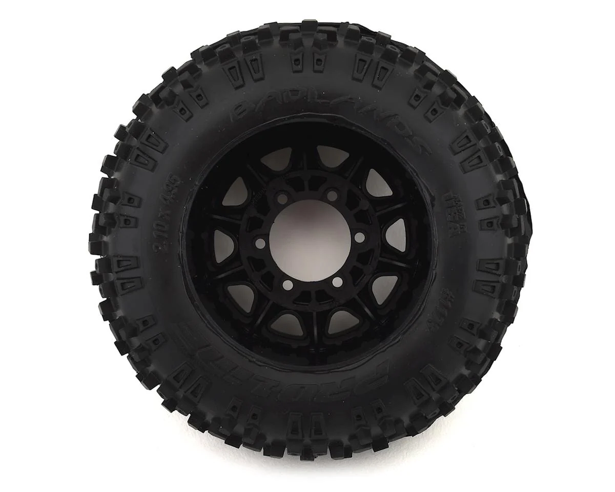 Proline Badlands 2.8in Tyres Mounted on Raid Black 6x30 Wheels, F/R, PR1173-10 - Image 2